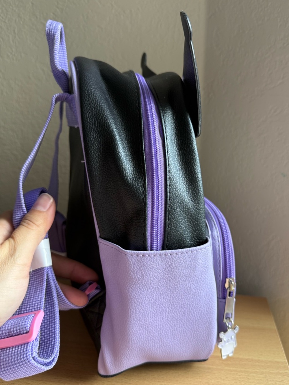 Sanrio Hello Kitty Kuromi Backpack in Black & Lavender - Picture 8 of 11